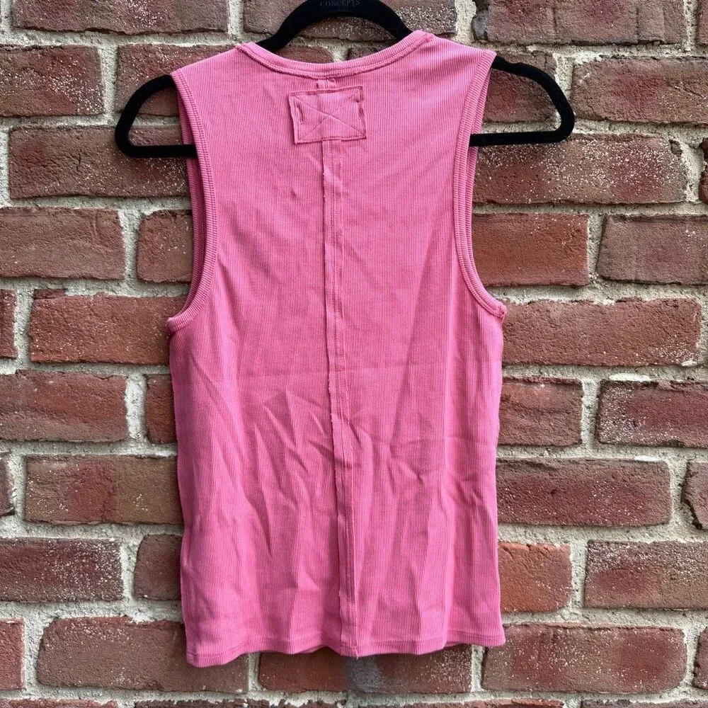 Free People We The Free Neria V-Neck Tank Top in pink Women’s XS NEW